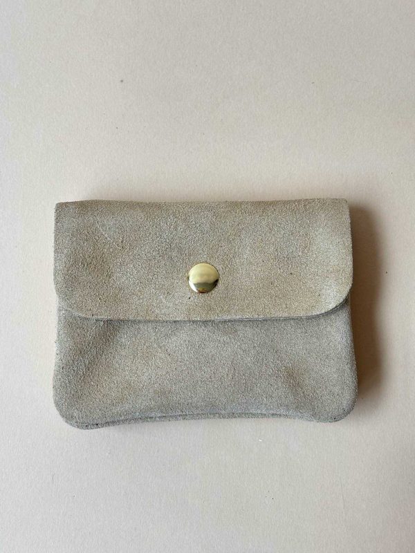 Portemonnee Blush | 100% suede | beige