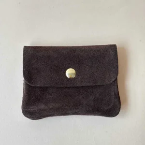 Portemonnee Blush | 100% suede | donkerbruin